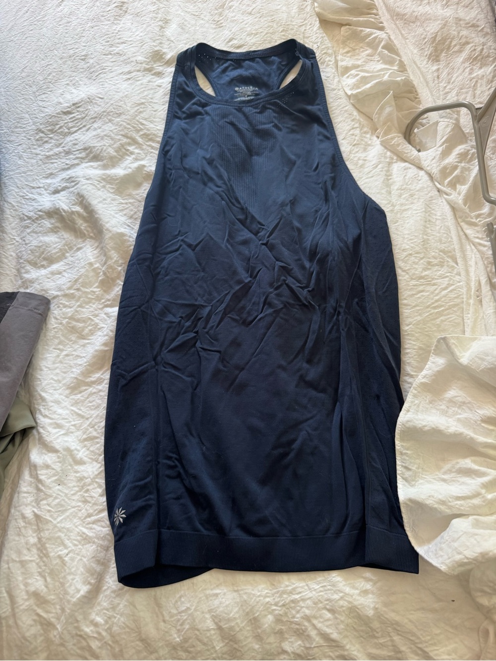 Athleta Navy Sleeveless Athletic Tank - Women's